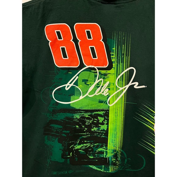 Vintage 90s Dale Earnhardt jr Aop graphic tee - Picture 6 of 7